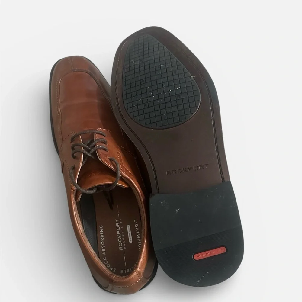 Rockport Algonquin Leather Brown Oxford Shoes‎ Men’s 10